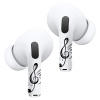 RockMax Art Skin pro AirPods Pro 2 / Pro / AirPods 4 - Houslový klíč černý