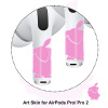 RockMax Art Skin pro AirPods Pro 2 / Pro / AirPods 4 - iPure ovečka růžová