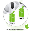 RockMax Art Skin pro AirPods Pro 2 / Pro / AirPods 4 - iPure ovečka zelená
