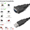 BENFEI adaptér , USB na sériový RS-232 samec (9-pin) DB9 sériový kabel, 1,8 m