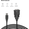 BENFEI adaptér , USB na sériový RS-232 samec (9-pin) DB9 sériový kabel, 1,8 m