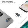 BENFEI adaptér USB-C na USB-A 3.0, balení 3 kusy, černý