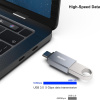BENFEI adaptér USB-C na USB-A 3.0, balení 5 kusů, šedý
