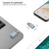 BENFEI adaptér USB-C na USB-A 3.0, balení 5 kusů, šedý