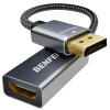 BENFEI 4K DisplayPort na HDMI adaptér samec/samice (šedý)