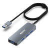 BENFEI USB 3.0 Hub 4-Port s 1 metrovým kabelem (šedý)