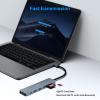 BENFEI USB-C HUB 7v1: HDMI, USB 3.0, čtečka karet a Power Delivery (šedý)