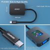 BENFEI USB-C HUB 4v1: HDMI, VGA, USB 3.0 a Power Delivery (černý)
