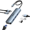 BENFEI 6v1 USB-C HUB s HDMI (4K@60Hz), Gigabit Ethernet, 100W Power Delivery, 3x USB 3.0