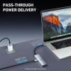 BENFEI 6v1 USB-C HUB s HDMI (4K@60Hz), 2 USB-A porty, 1 USB-C datový port, 100W nabíjení