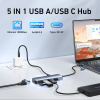 BENFEI USB-C na Gigabit Ethernet adaptér, 3-portový USB 3.0 hub s RJ45