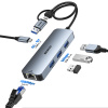 BENFEI USB-C na Gigabit Ethernet adaptér, 3-portový USB 3.0 hub s RJ45