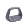 head ergonomic silicone coated kettlebell 25 kg grey