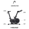 head indoor bike led display compatible kinomap zwift 32 levels black (6)