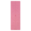 fitpaddy tpe yoga mat 183x61cm 6mm with non slip surface and alignment guides