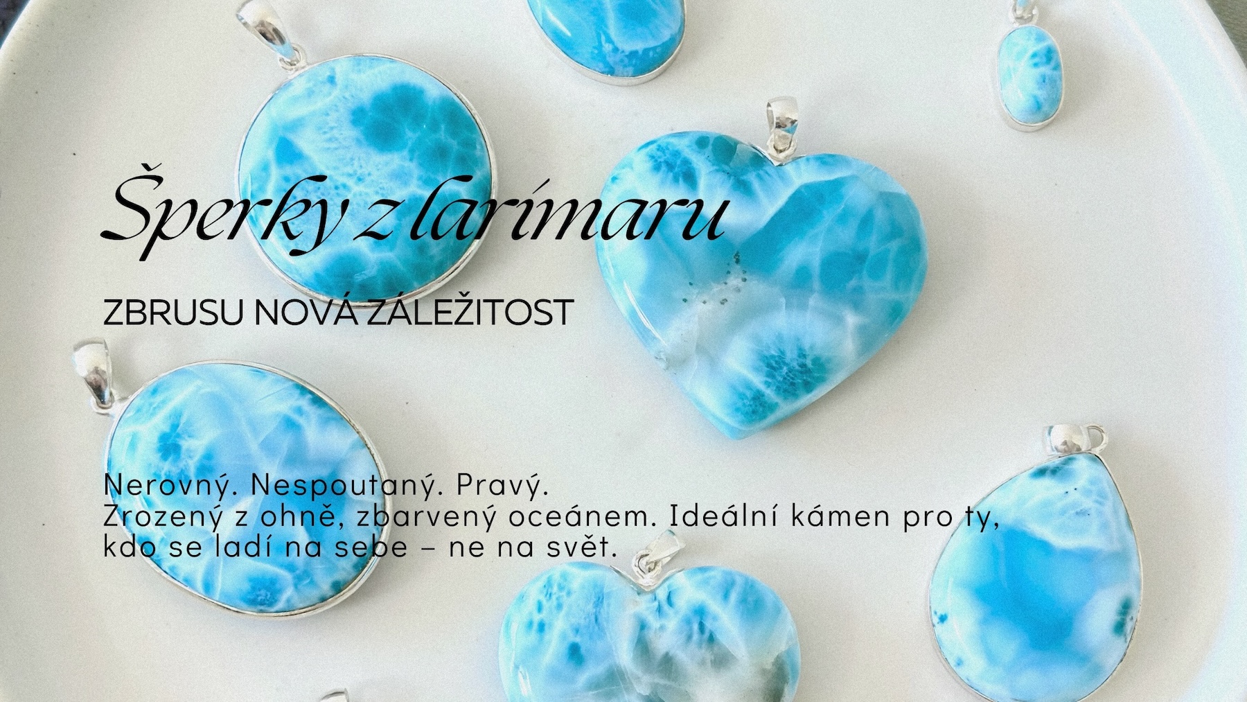 Šperky z larimaru