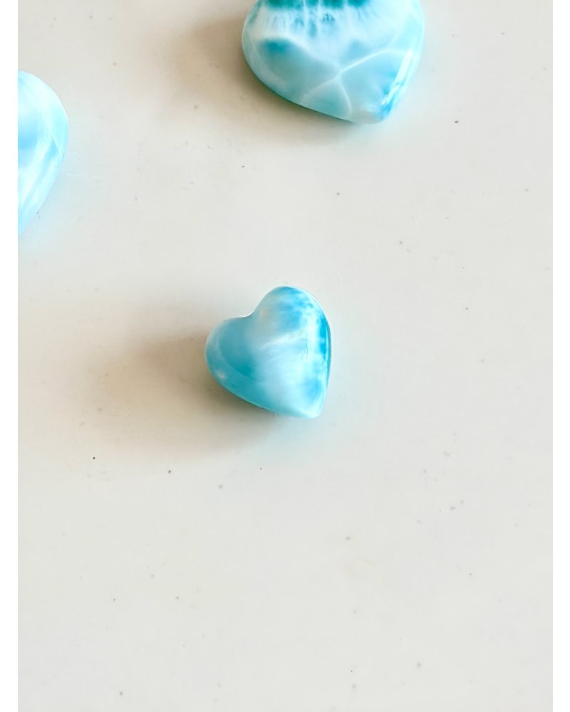 Larimar srdíčko oboustranné Dominikánská rep. 3,6g