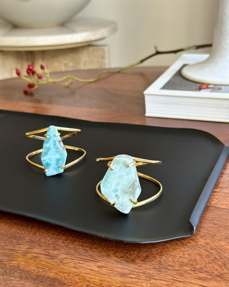 Larimar náramek dual gold Dominikánská rep. 30g