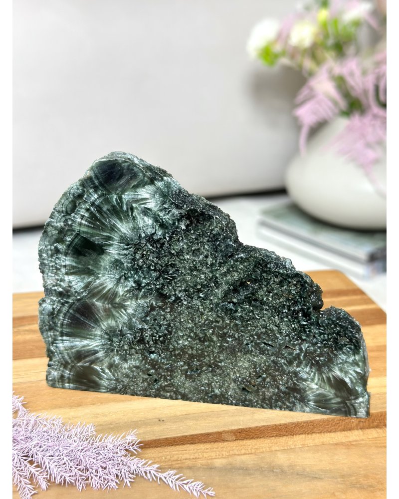 Polodrahokam serafinit podtácek Sibiř 154g