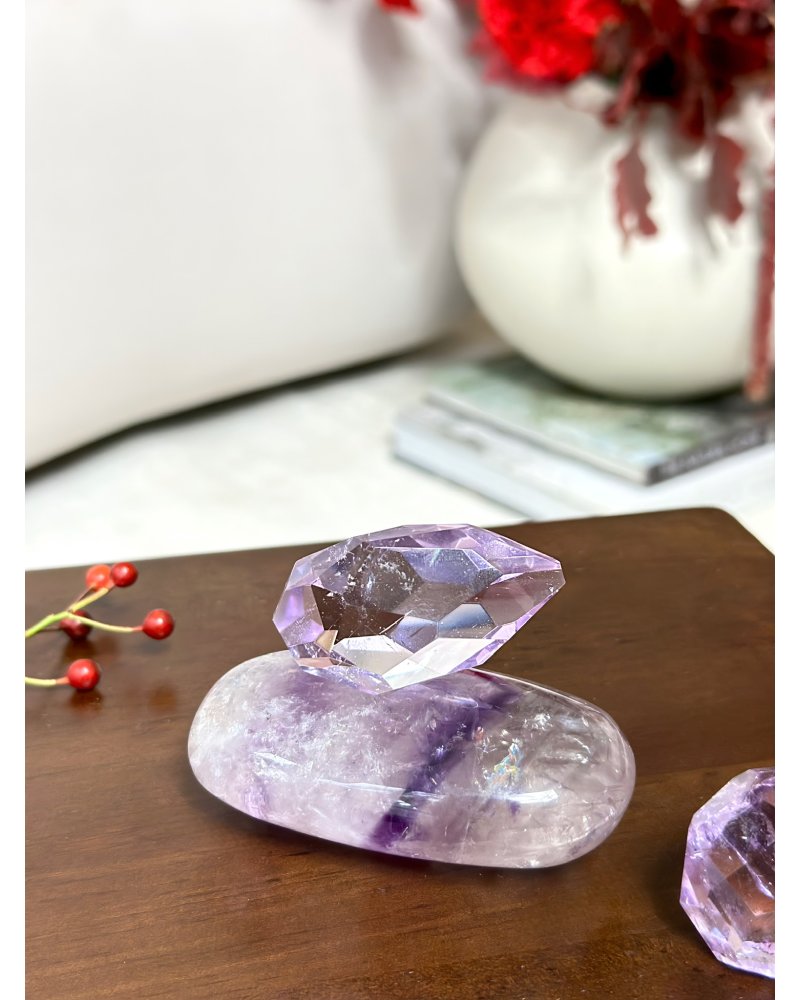 Polodrahokam ametrín krystal 38g TOP