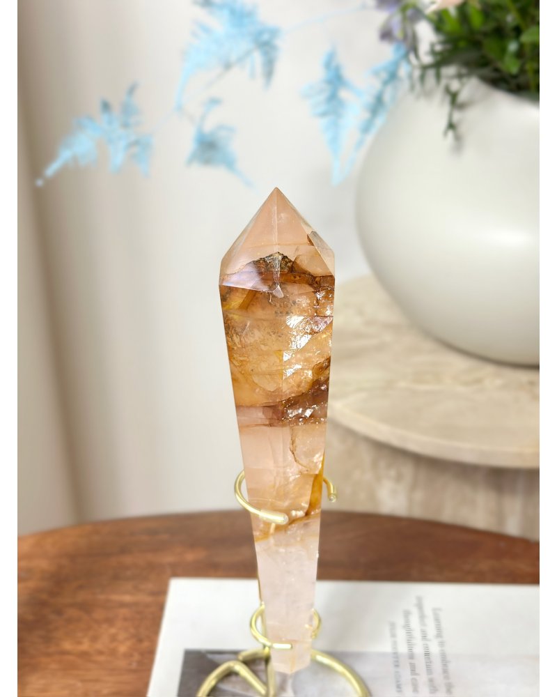 Zlatý léčitel plazmatická hůlka s podstavcem Brazílie 571g AAA