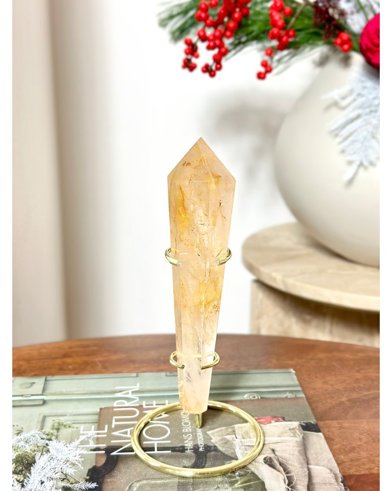 Zlatý léčitel plazmatická hůlka s podstavcem Brazílie 328g AAA