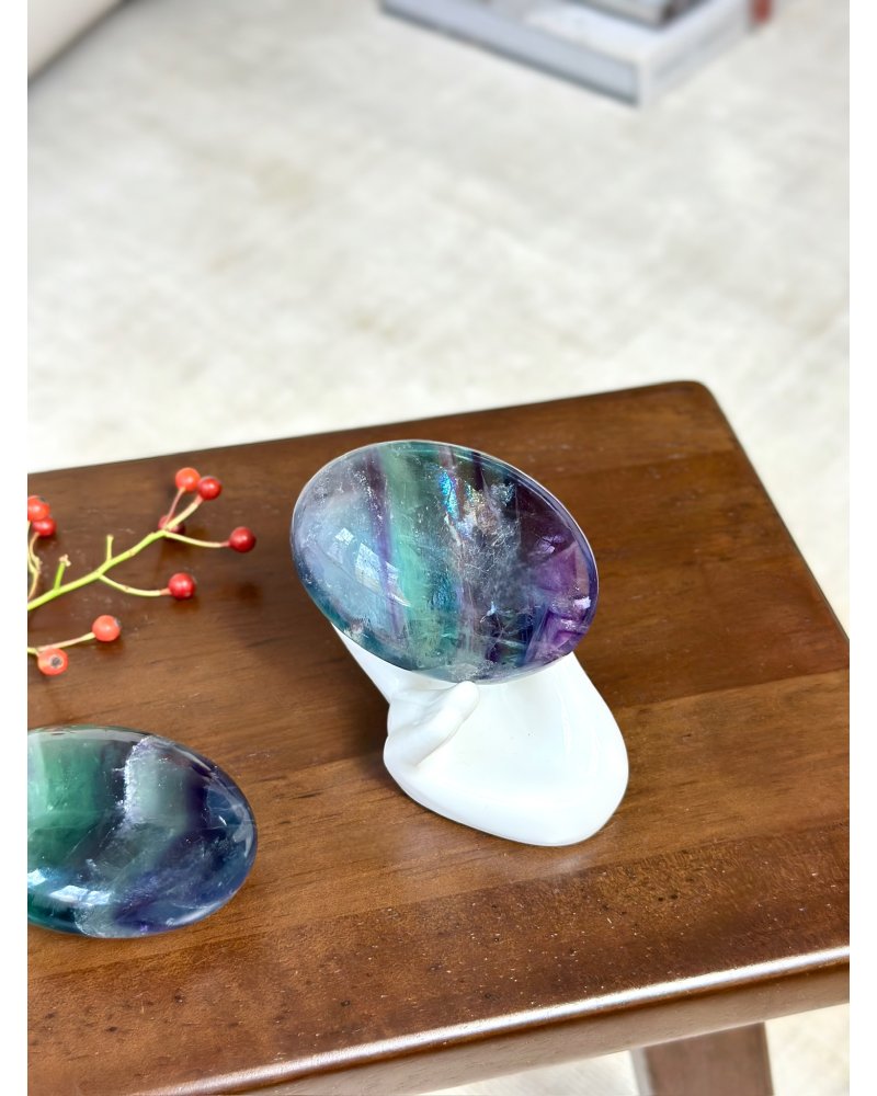 Fluorit broušený freeform 155g