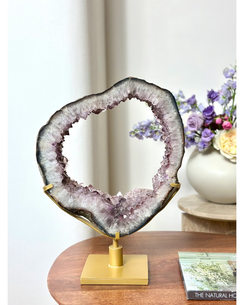 Ametystový otočný portál maxi Brazílie 6,8kg AAA