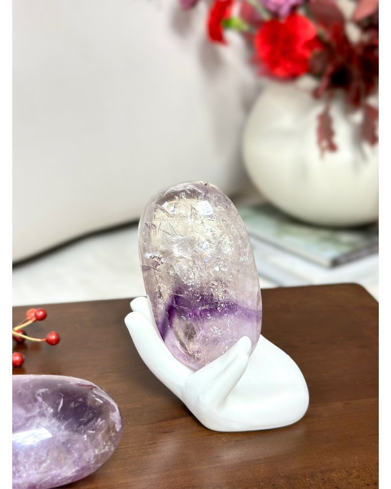 Ametystové mýdlo leštěný fantom Brazílie 166g