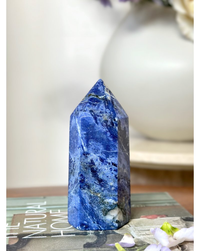 Broušená špice ze sodalitu Brazílie 332g