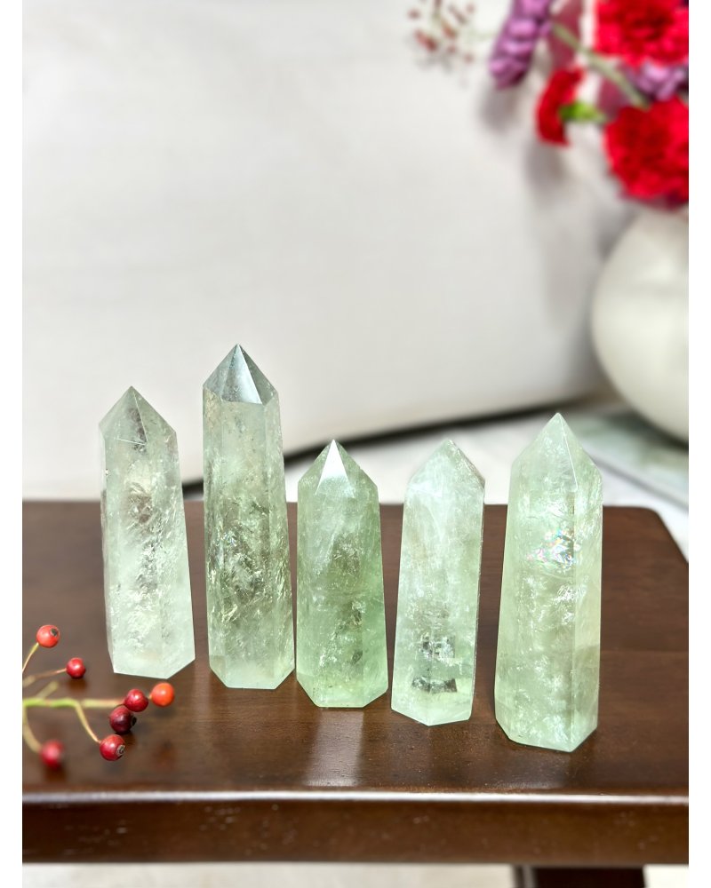 Polodrahokam prehnit špice 75g