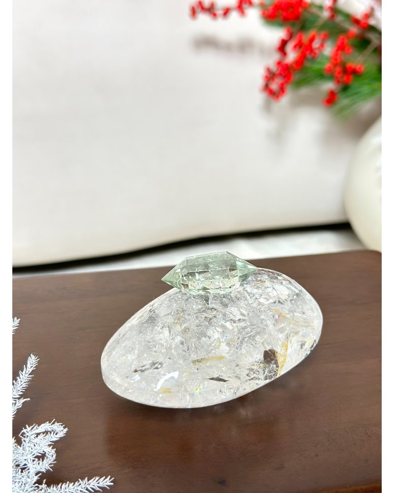 Polodrahokam prehnit vogel 10g