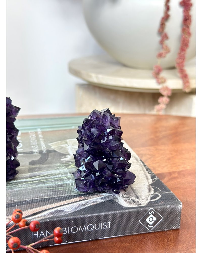 Ametyst geoda broušená Uruguay 322g AAA