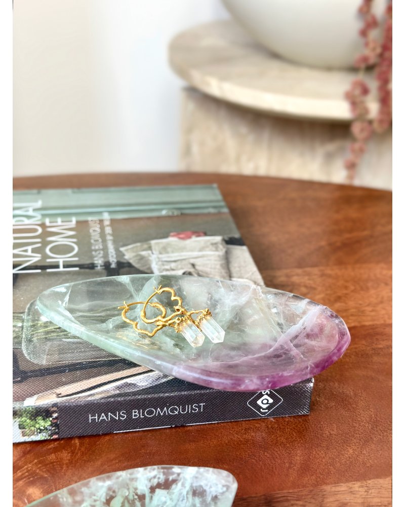 Fluoritová miska leštěná 224g