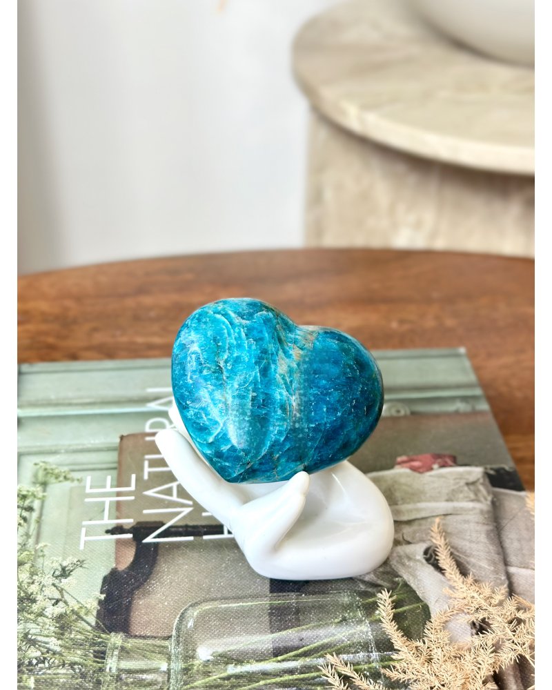 Polodrahokam apatit srdce Madagaskar 211g