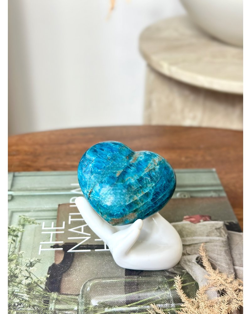 Polodrahokam apatit srdce Madagaskar 211g
