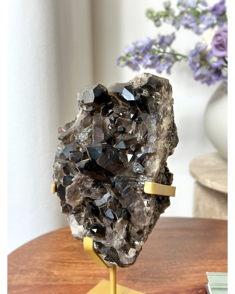 Záhněda drúza maxi na podstavci Brazílie 4,1kg AAA