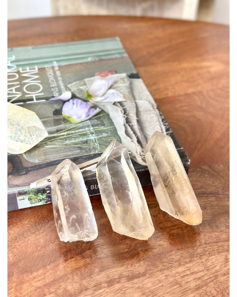 Citrínový lemurský krystal Brazílie 66g AAA