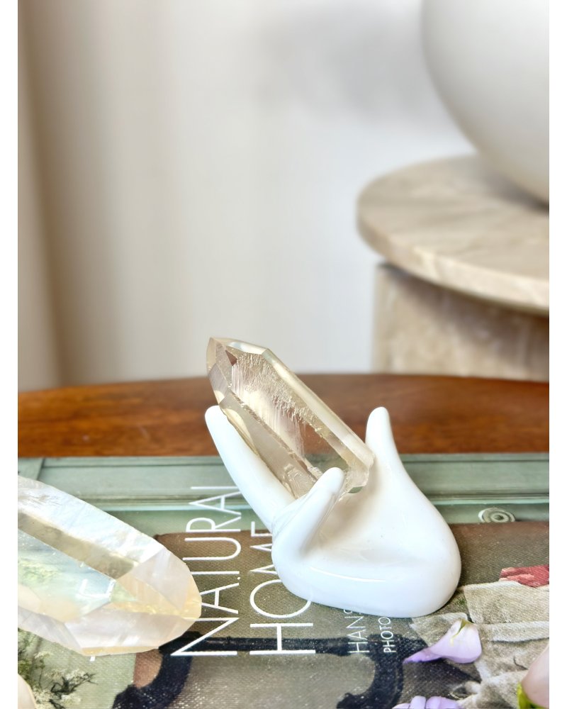 Citrínový lemurský krystal Brazílie 60g AAA