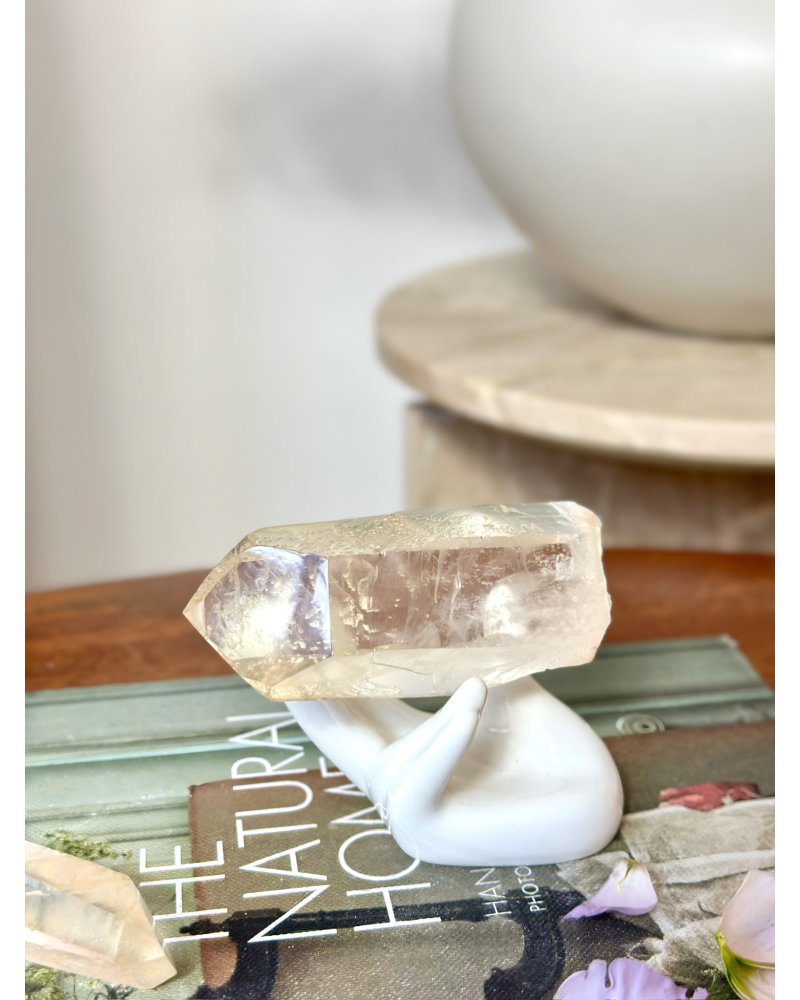 Citrínový lemurský krystal Brazílie 188g AAA