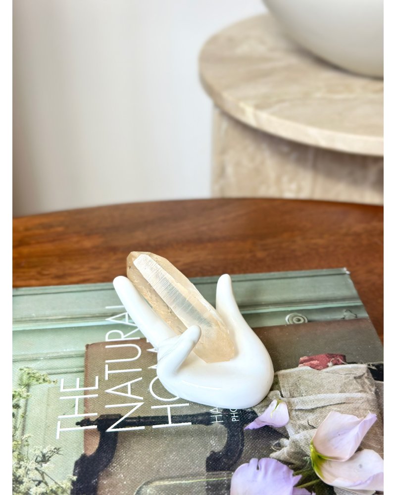 Citrínový lemurský krystal Brazílie 43g