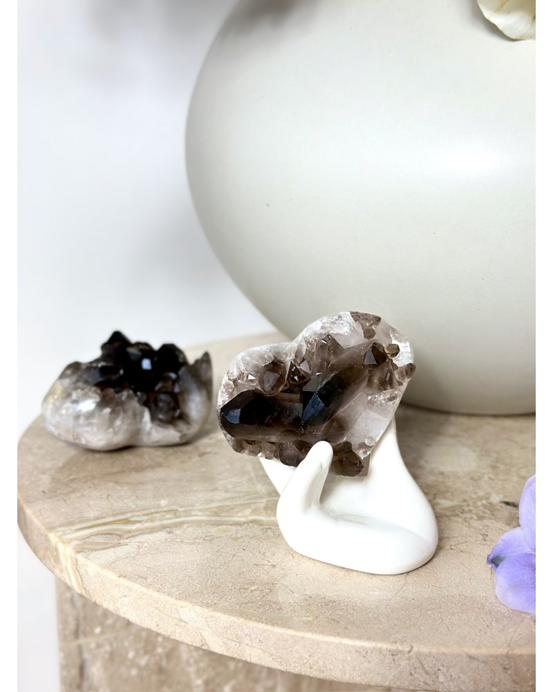 Srdce z růžového ametystu Brazílie 187g