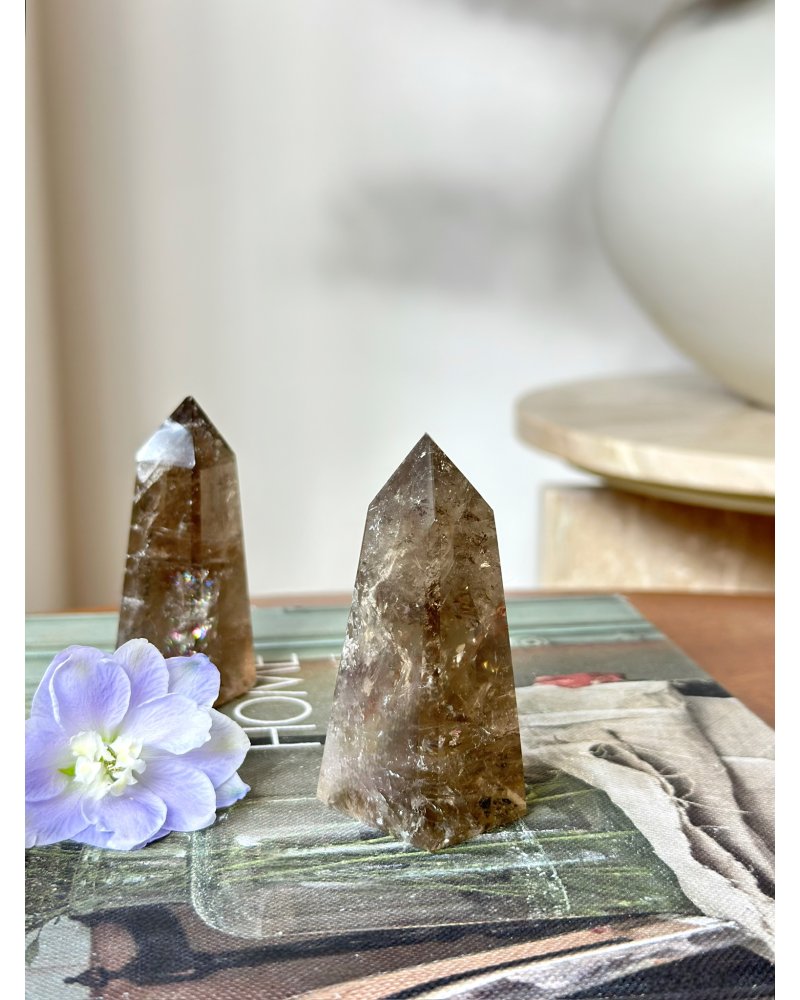 Krystal broušené záhnědy Brazílie 80g  AAA