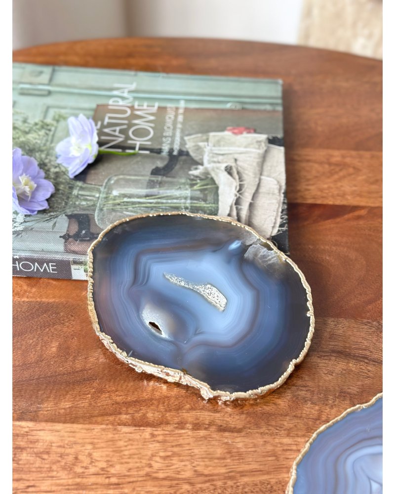 Achátový plátek dekorace Brazílie 230g