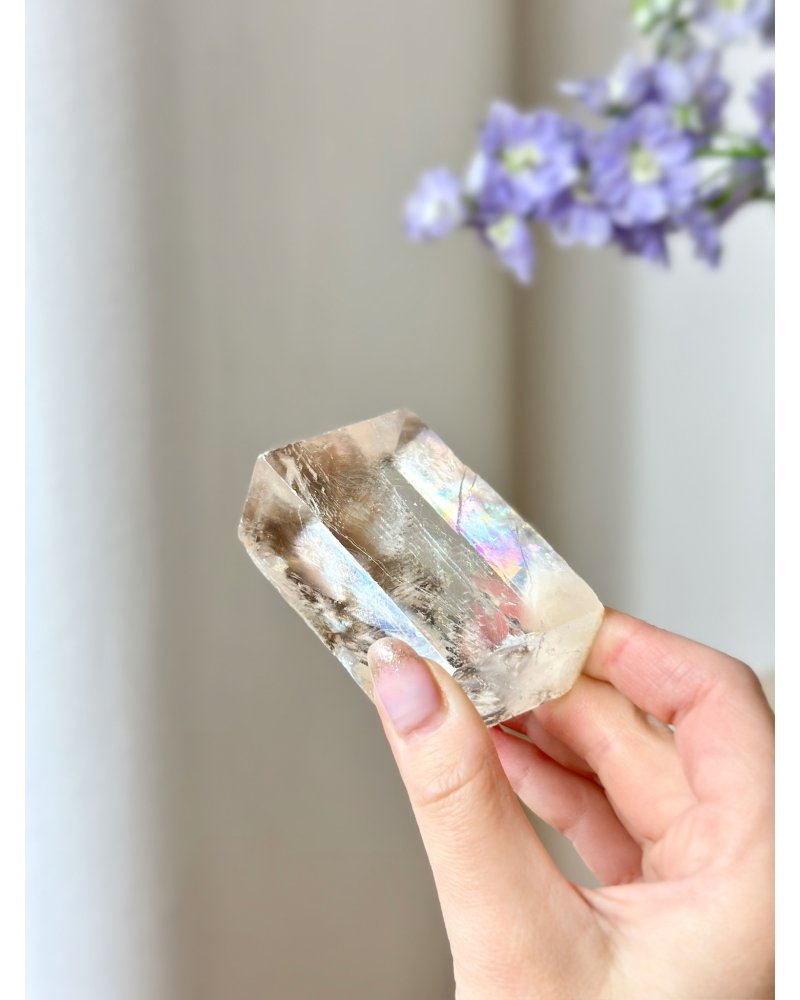 Optický kalcit kostka s duhou 125g AAA