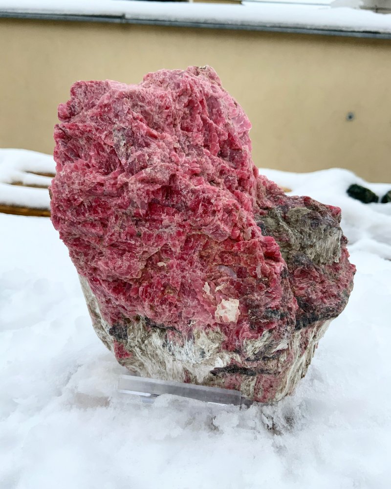Luxusní polodrahokam rodonit surový Brazílie 1,5kg
