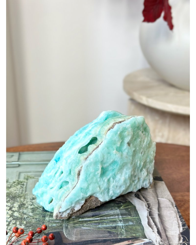 Modrý aragonit surový Afganistan 1,4kg