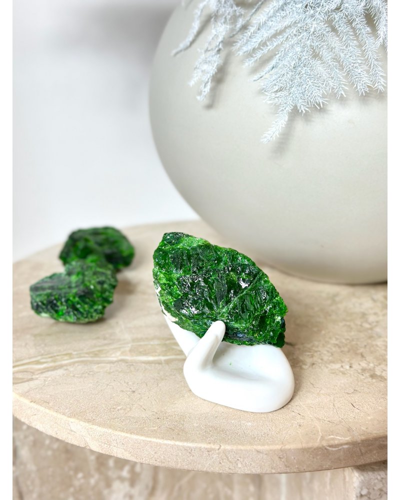 Polodrahokam chromdiopsid surový Jakutsko 120g