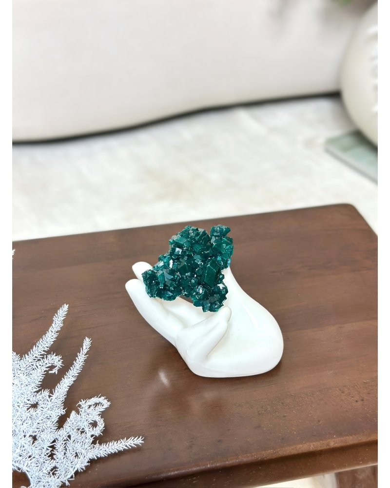 Polodrahokam Dioptas drúza Kongo 44g