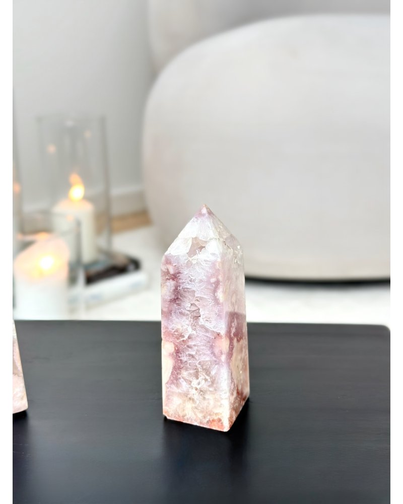 Obelisk z růžového ametystu Brazílie 212g